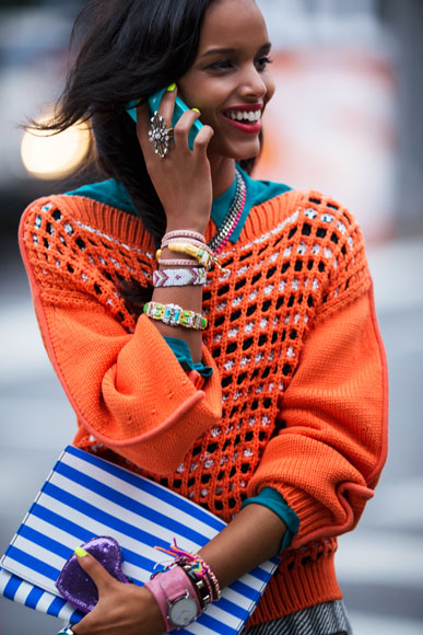 Lucky Magazine - Wearing Color to Work